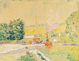 Cerradura en Sannois, 1900